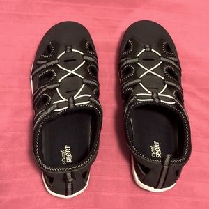 Easy Street Sport Women's Navy Blue and White Walking Shoes- Size 9.5W used